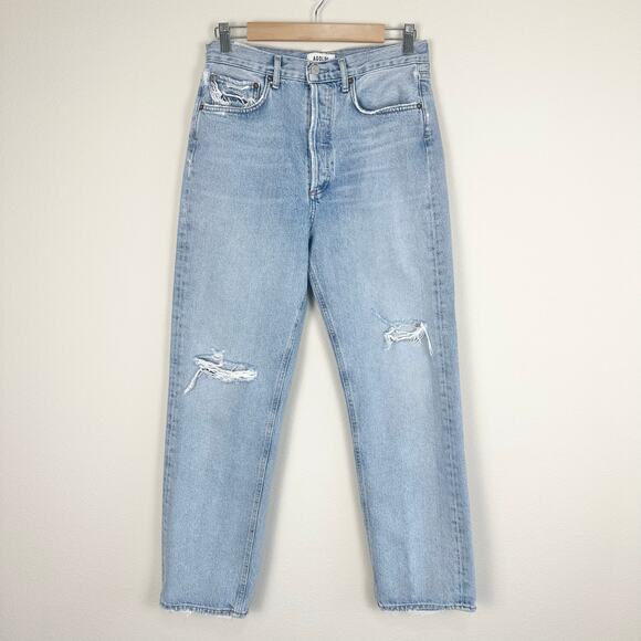 AGOLDE | 90's mid rise loose fit in Captured Distressed | Size 27 - Picture 3 of 12